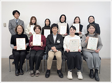 2025年12月14日開催 嚥下トレーナー歯科衛生士(看護師)認定者